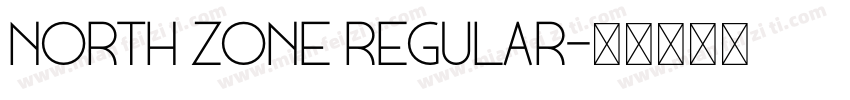 North Zone Regular字体转换